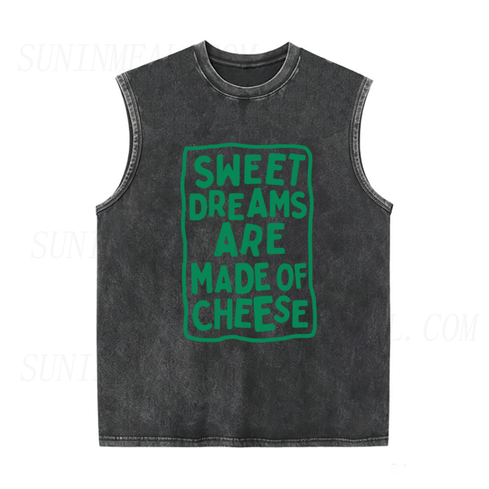 Sweet Dreams Are Made of Cheese Unisex Tank Top