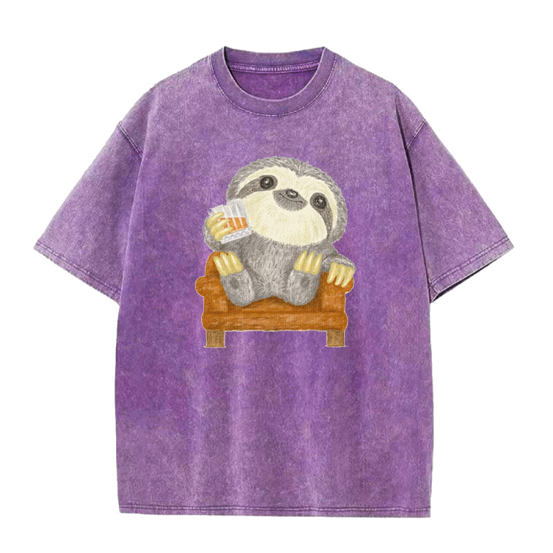 Sloths drinking Unisex Tee