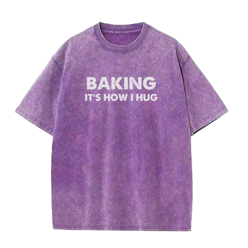 baking it's how I hug Unisex Tee