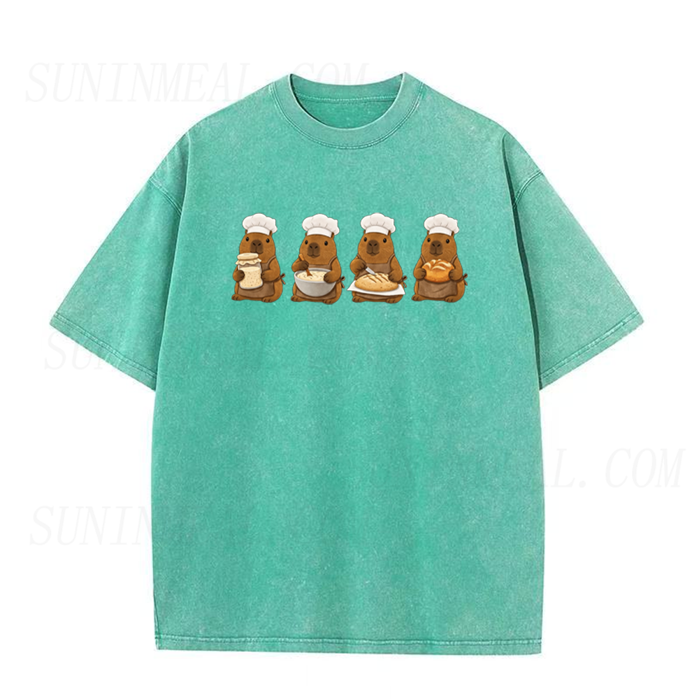 Funny Sourdough Capybara Unisex Tee