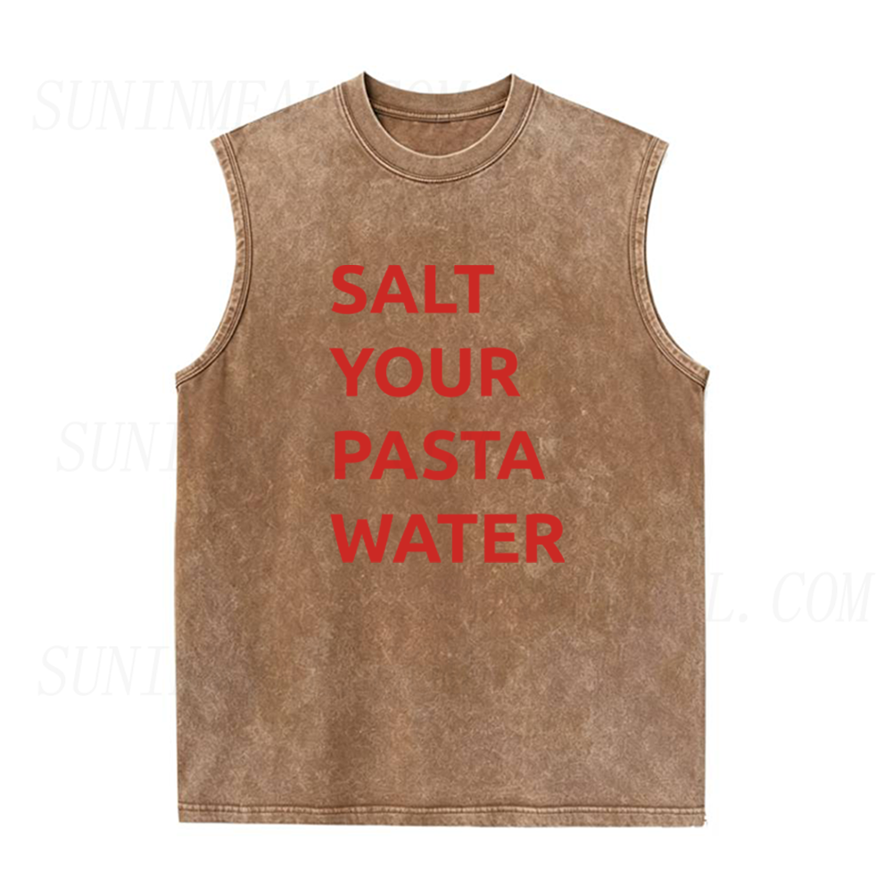 Salt Your Pasta Water Unisex Tank Top