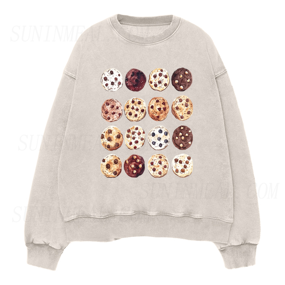 Chocolate Chip Cookies Unisex Crewneck Sweatshirt