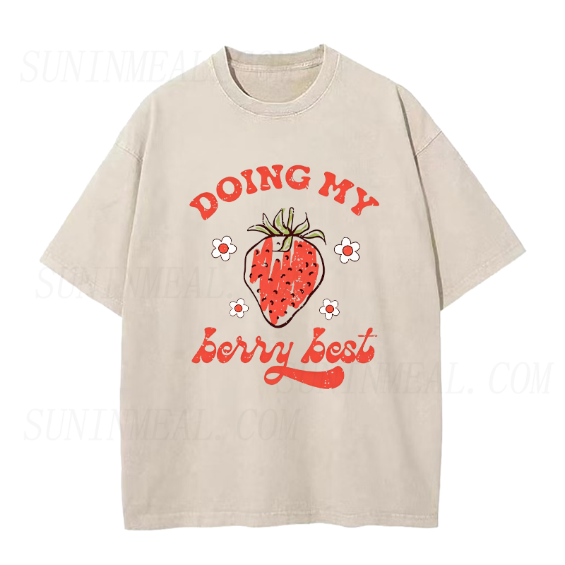 Doing My Berry Best Unisex Tee