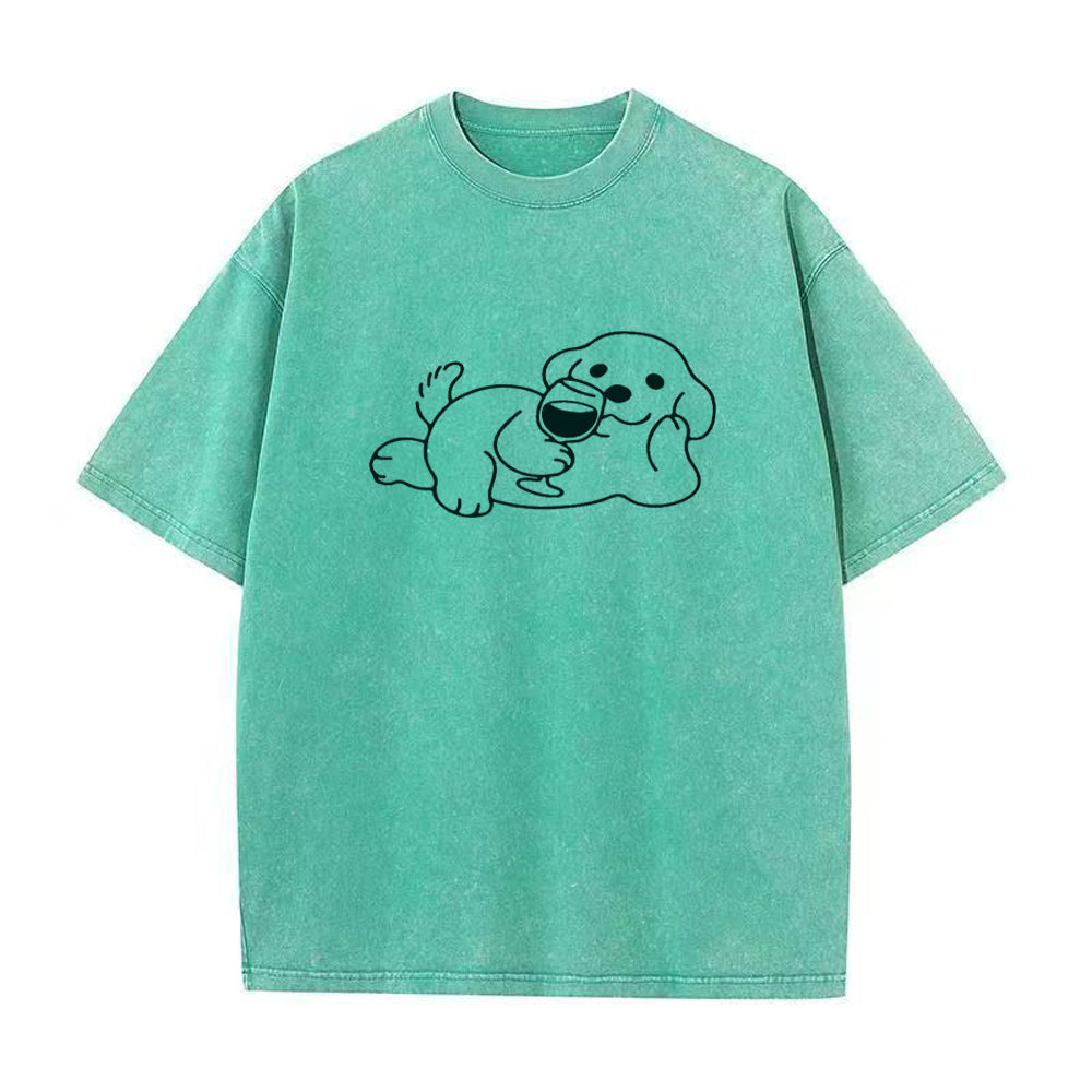 Wine Dog Unisex Tee