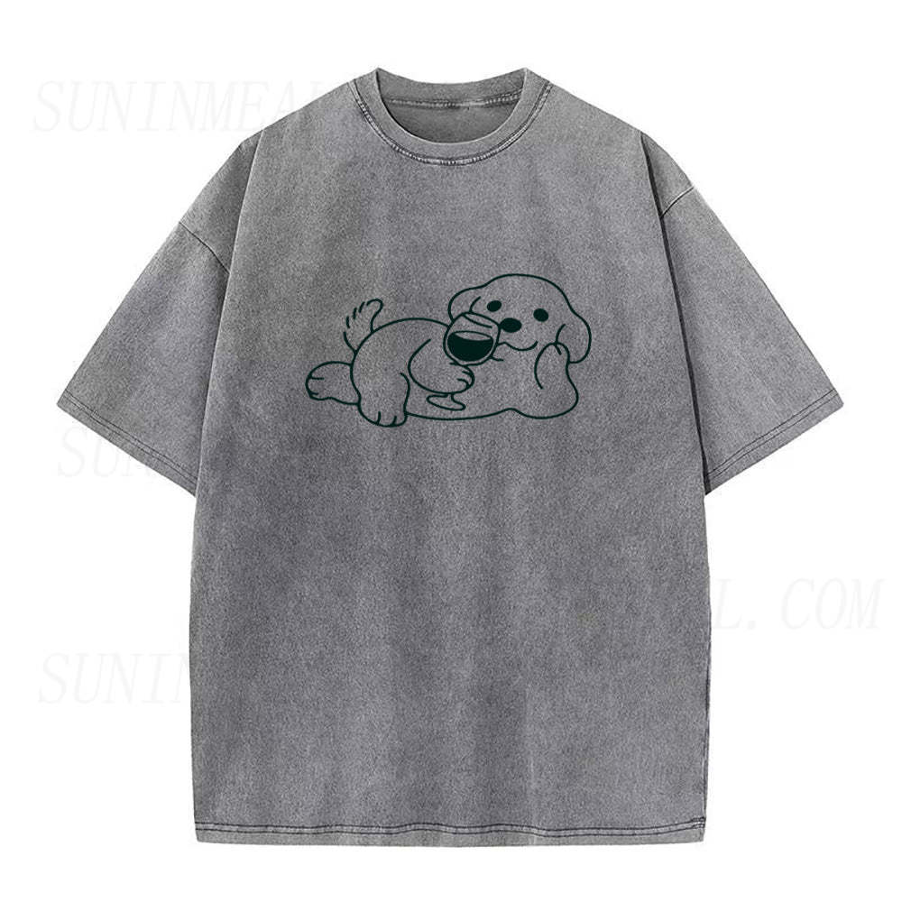 Wine Dog Unisex Tee