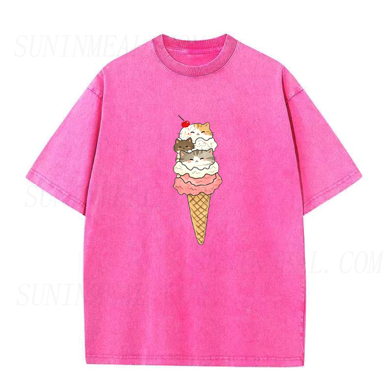 Ice Cream Cat Unisex Tee
