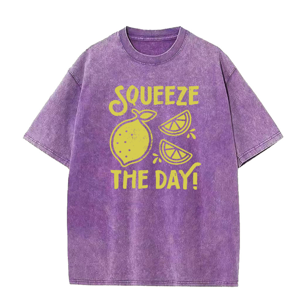 Squeeze The Day lemon Unisex Tee