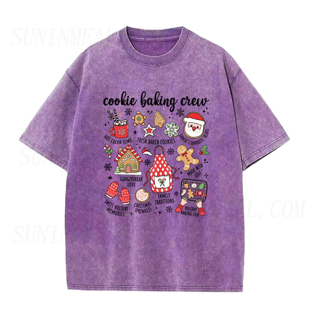 Cookie Baking Crew Christmas Unisex Tee