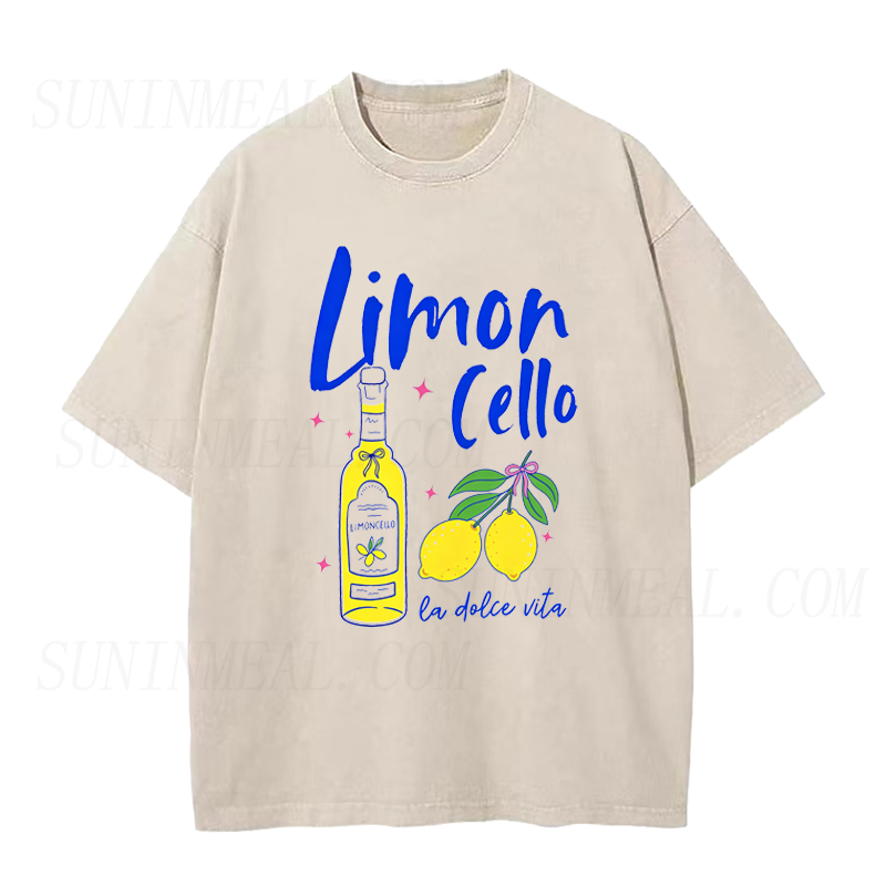 Italian La Dolce Vita Limoncello Unisex Tee