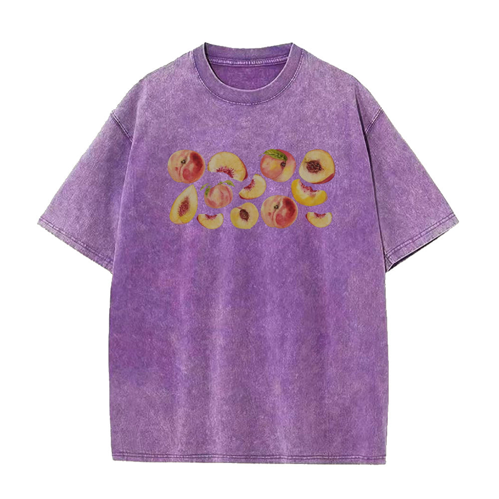 ピーチユニセックスTシャツ