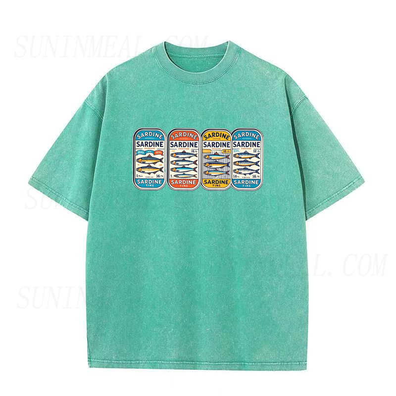 Sardine Time Multi Can Unisex Tee