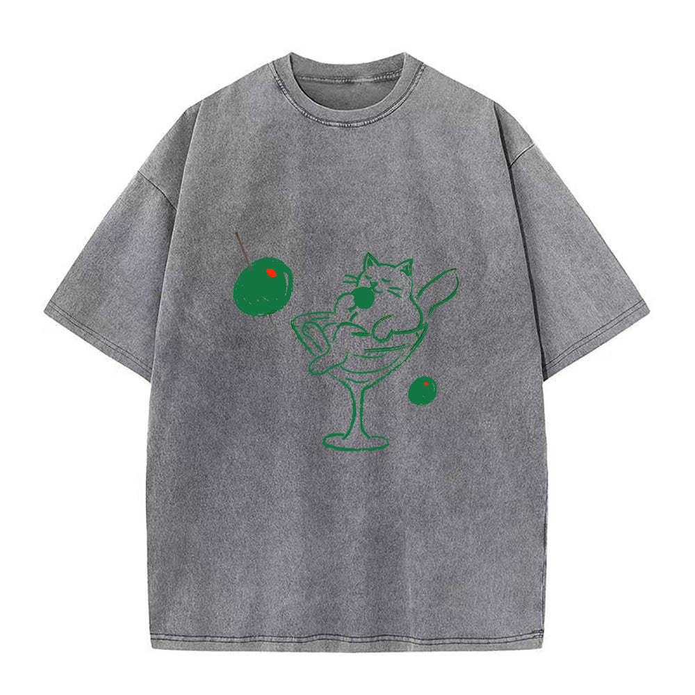 キャッツ・アンド・マティーニ ユニセックスTシャツ