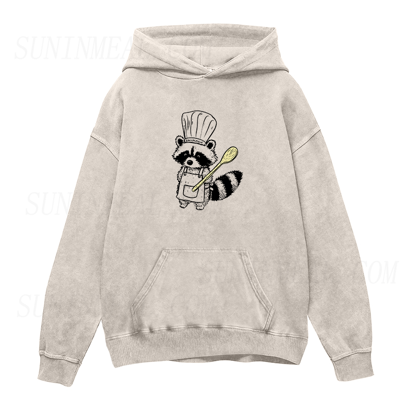 Cute Raccoon Chef Unisex Hoodie