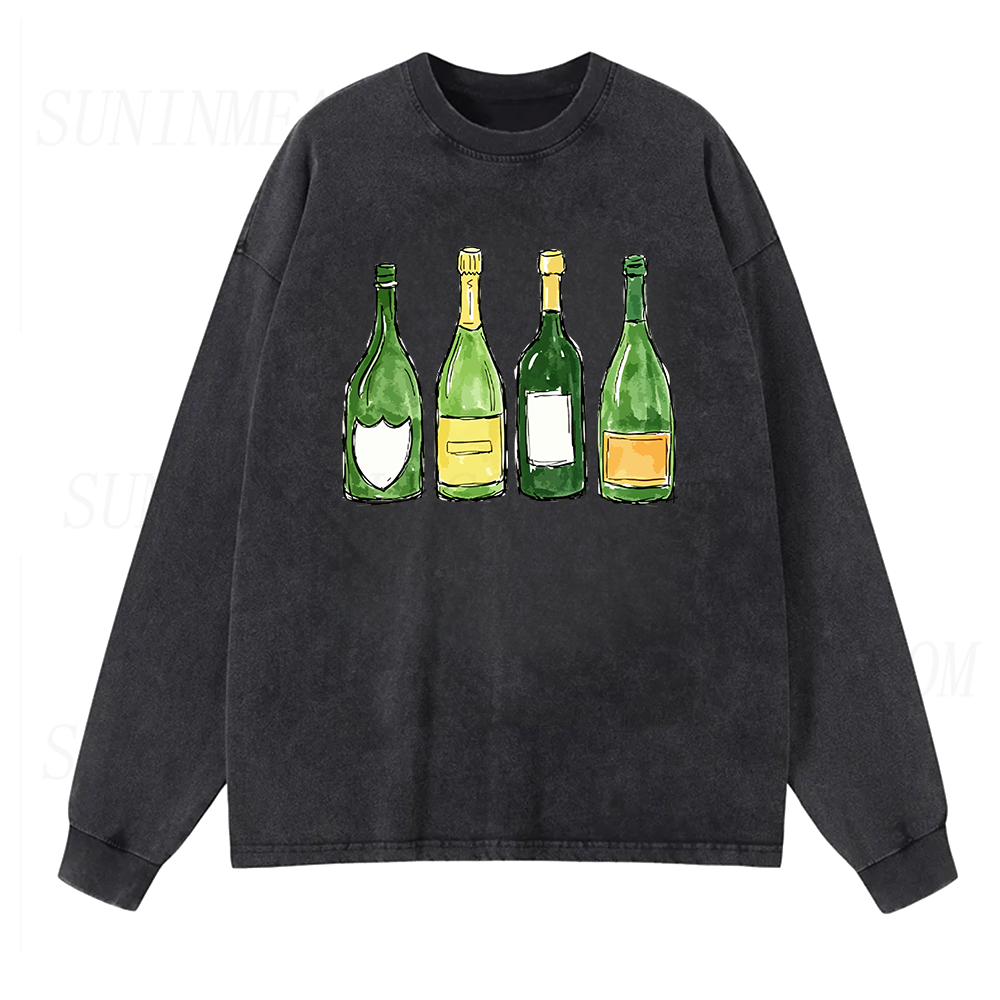 Champagne Lineup Long Sleeve Unisex Tee