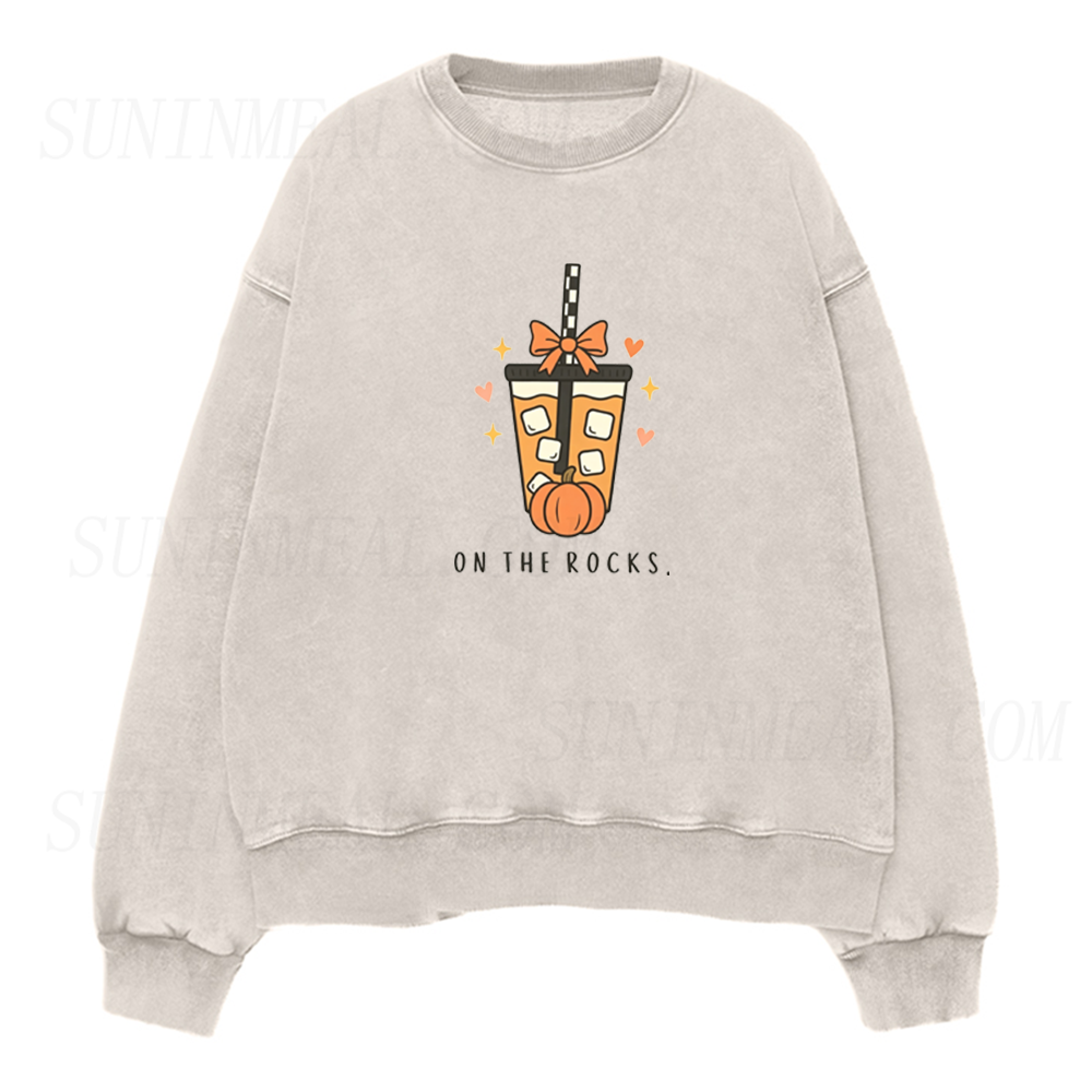 Pumpkin Spice Iced Coffee Unisex Crewneck Sweatshirt