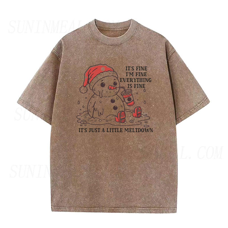 It´s Fine Snowman Unisex Tee