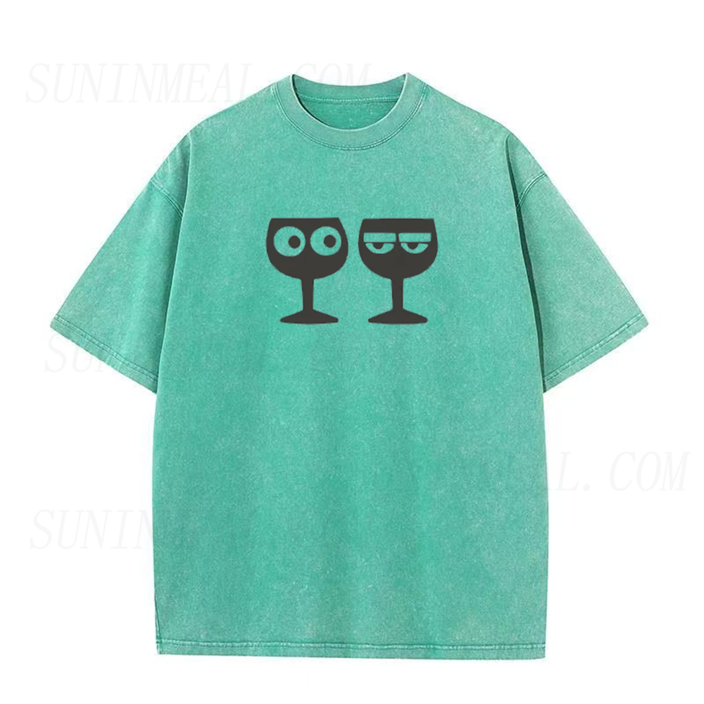 Funny Wine Glass Unisex Tee