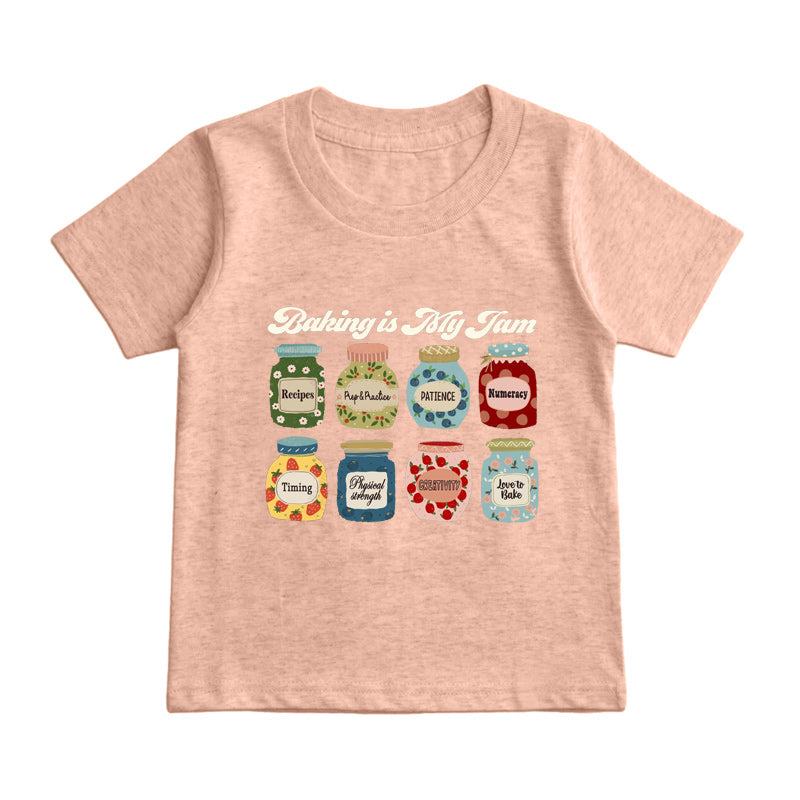 Baking is My Jam Kids T-Shirt