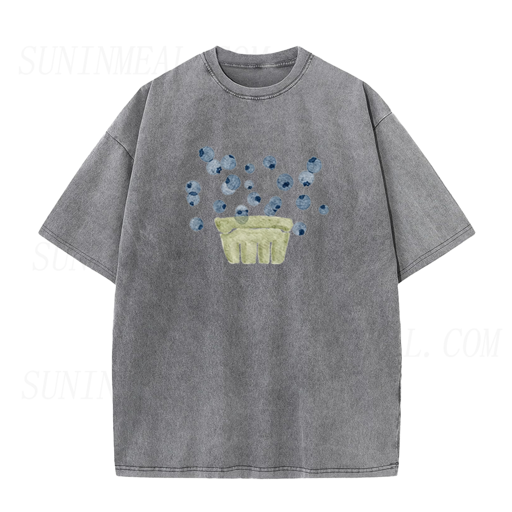Cute Watercolor Blueberry Unisex Tee