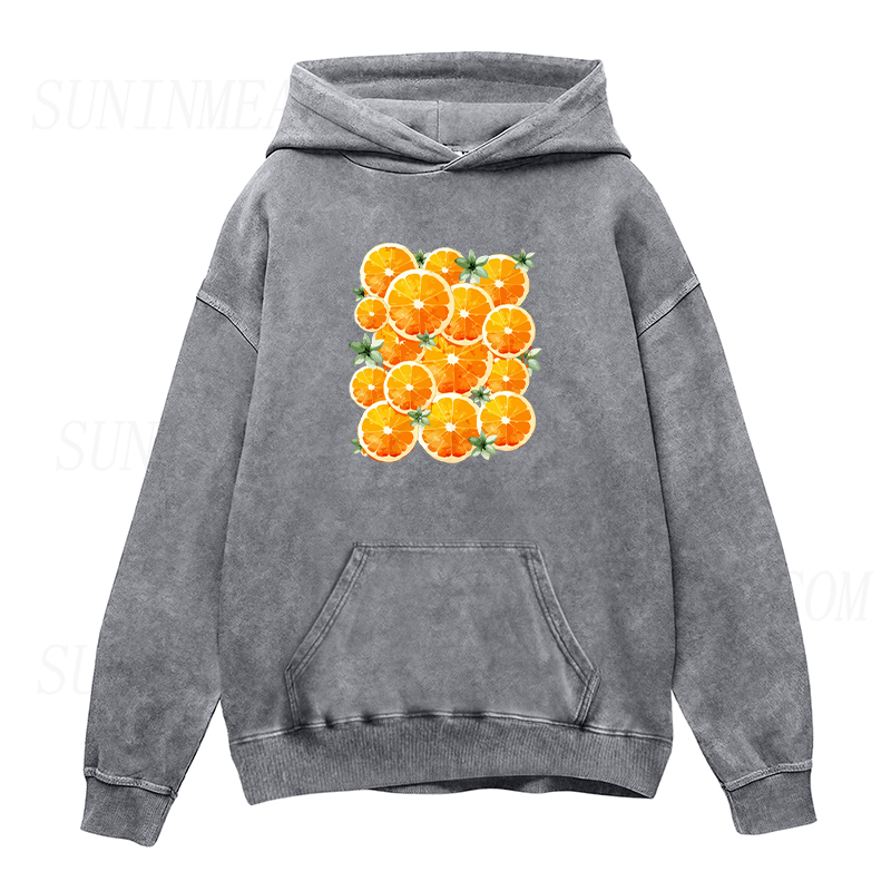 Vibrant Orange Unisex Hoodie