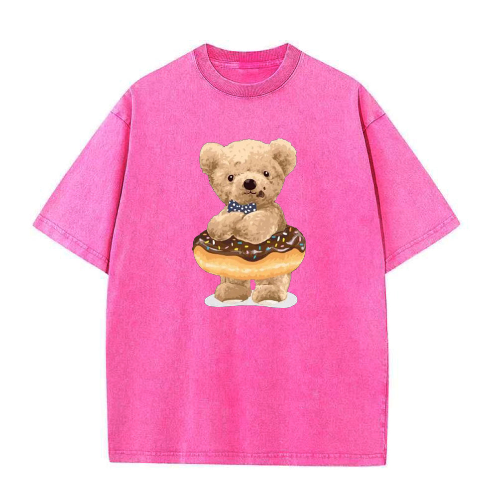 ドーナツラバーズベアーズユニセックスTシャツ