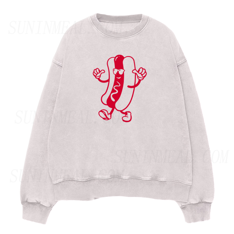hot dog Unisex Crewneck Sweatshirt