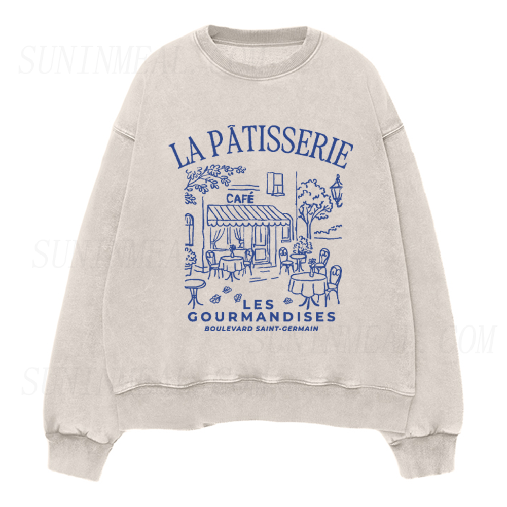 La Patisserie French Cafe Unisex Crewneck Sweatshirt