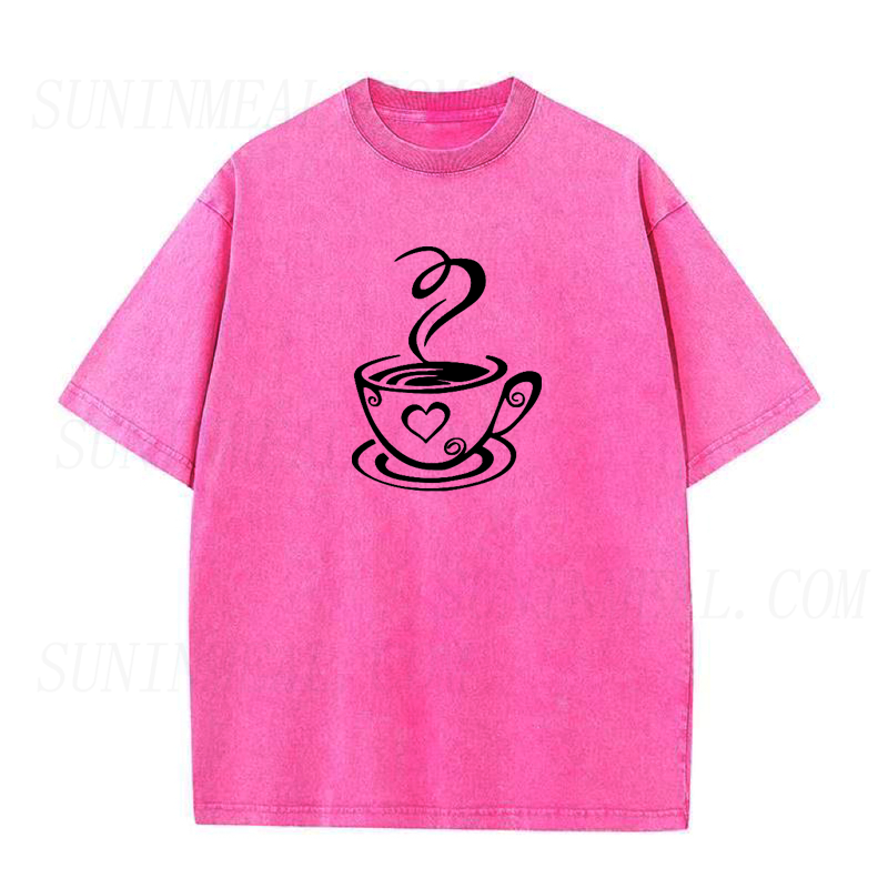Heart Coffee Cup Unisex Tee