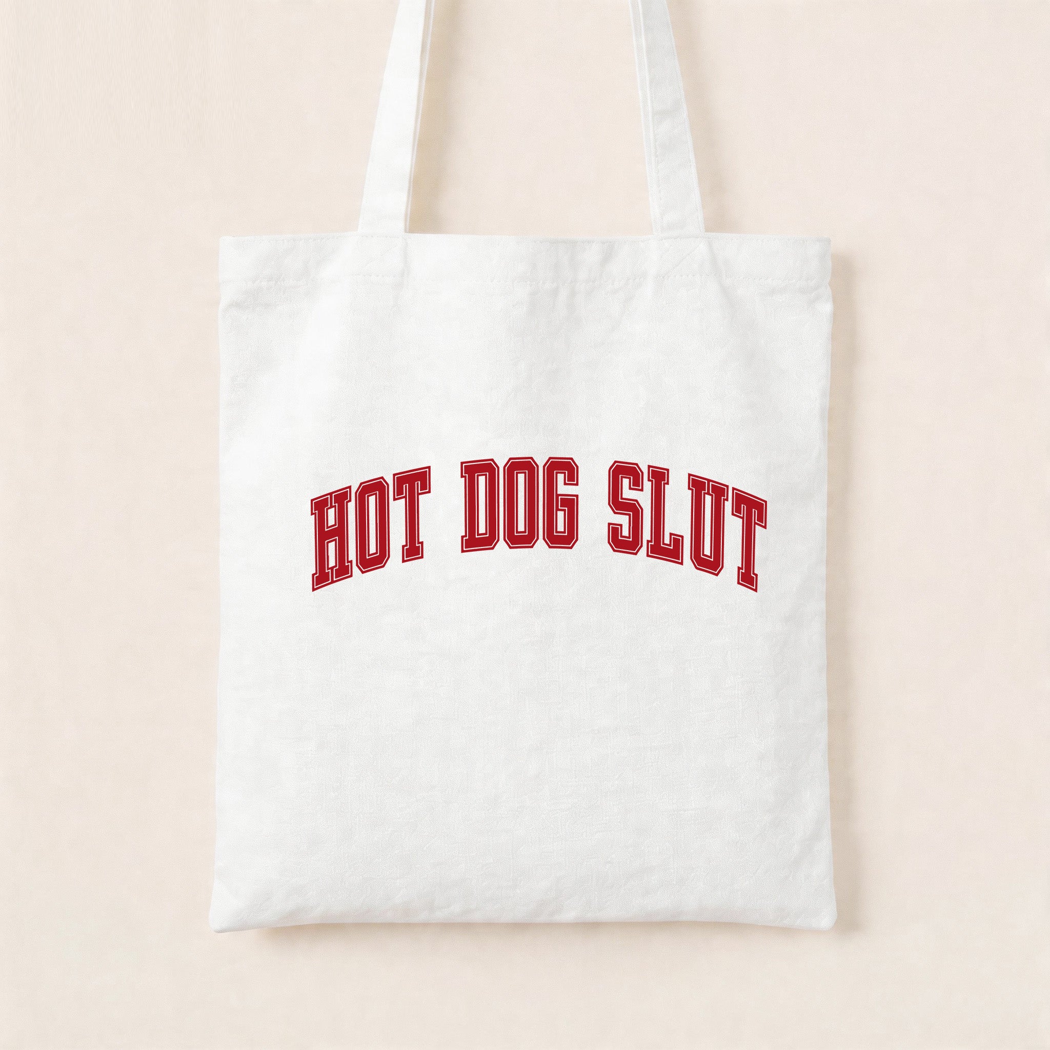 Hot Dog Slut Canvas Tote Bag