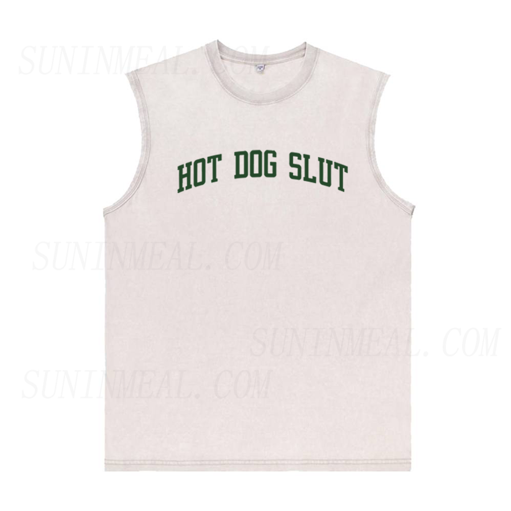 Hot Dog Slut Unisex Tank Top