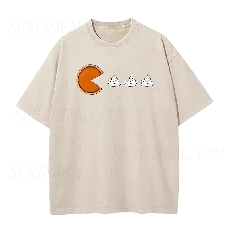 Pumpkin Pie Pac Man Unisex Tee