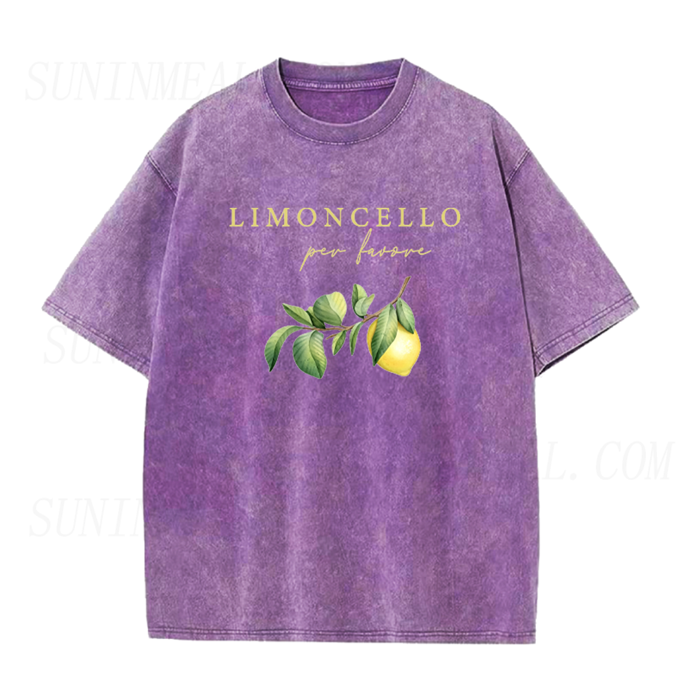 Vintage Limoncello Lover Graphic Unisex Tee