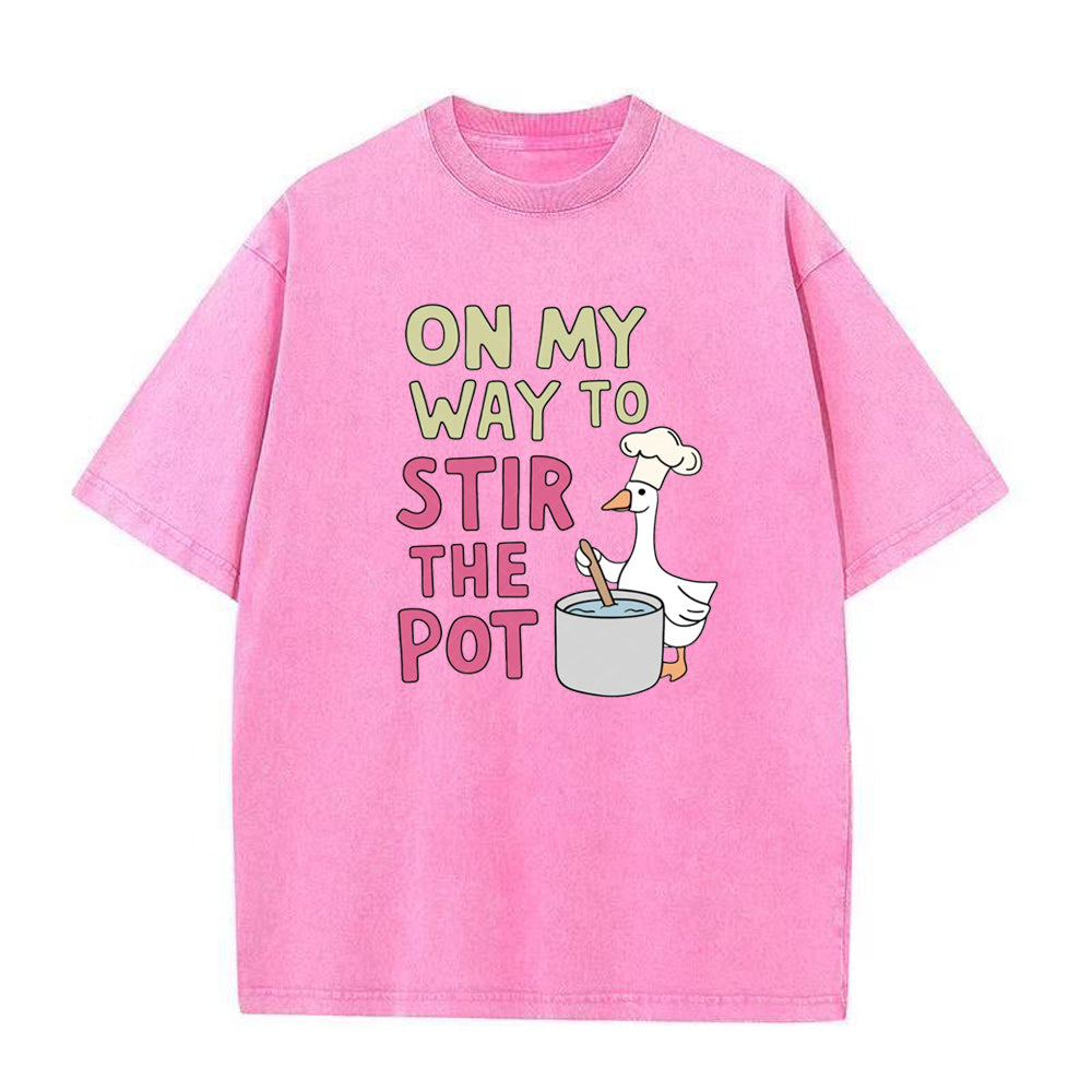 オン・マイ・ウェイ・トゥ・スター・ザ・ポット ユニセックスTシャツ