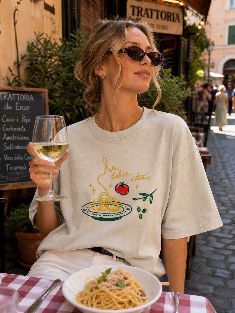 La Dolce Vita Spaghetti Unisex Tee